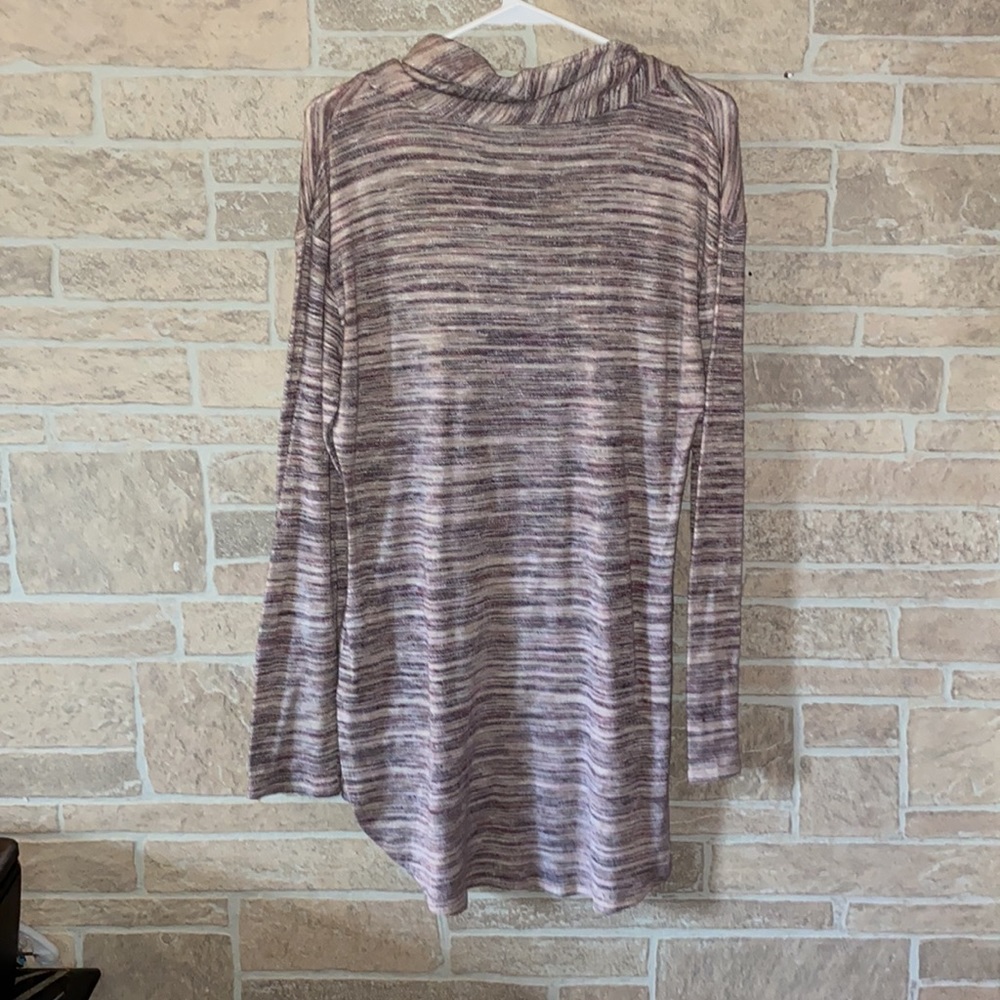 ✅Knox Rose Long Sleeve Cowl Neck Sweater with high low hem - Picture 4 of 5